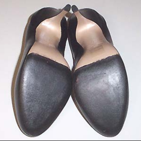 VALENTINO black lthr stud crystals detail pumps 36 - Picture 8 of 8